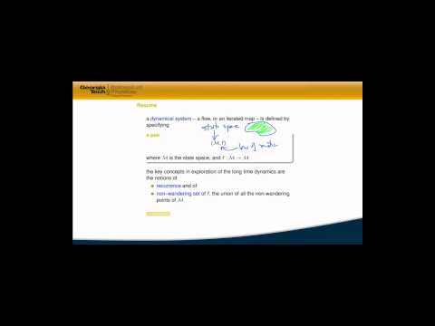 ChaosBook.org chapter Go with the flow: Dynamical systems : a summary