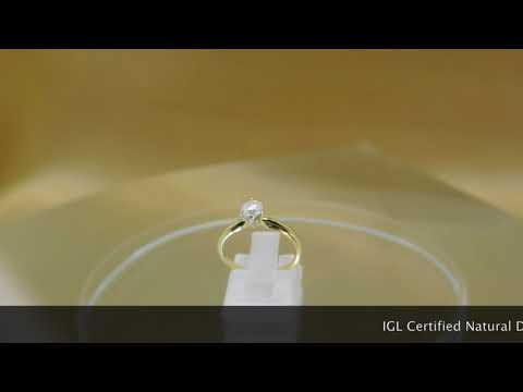 14K yellow Gold 0.54Ct