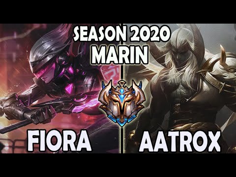 Fiora vs Aatrox TOP [ MaRin ] Lol Challenger Korea