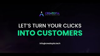 Creatopia Digital Marketing - Video - 1