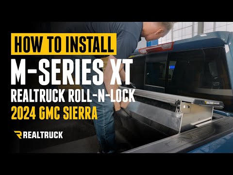 How to Install RealTruck Roll-N-Lock M-Series XT Manual Ret retractable Tonneau Cover w/ T-Slot Rails