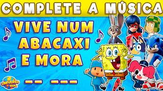 Mega Desafio dos DESENHOS e FILMES 🧠 Adivinhe pela Música, Dancinha + 40 Jogos Divertidos