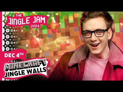 Minecraft Jingle Walls: The Spiffing Brit, Lewis & friends | Jingle Jam 2024 Day 4