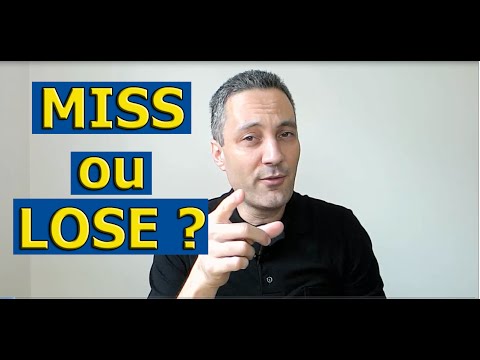 Difference between TO MISS x TO LOSE | How to say TO LOSE in English