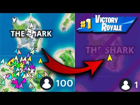 I Got 100 FANS to Compete by ONLY Landing at THE SHARK!