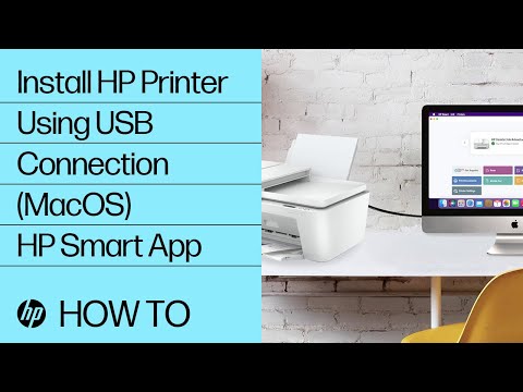 How to Install an HP Printer in MacOS Using a USB Connection | HP Printers | HP Support