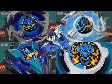 ALL XTREME DASH DRAN JAXON CROSS' BEY!! - BEYBLADE X 