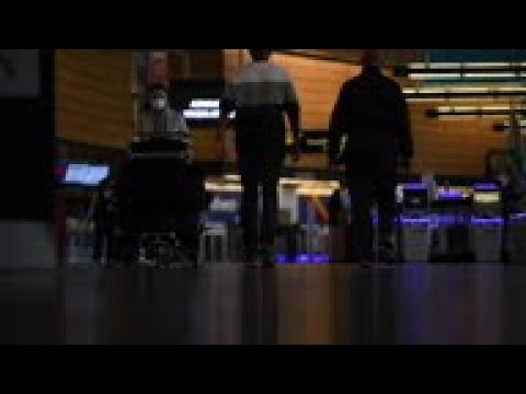 Seattle airport largely empty amid virus