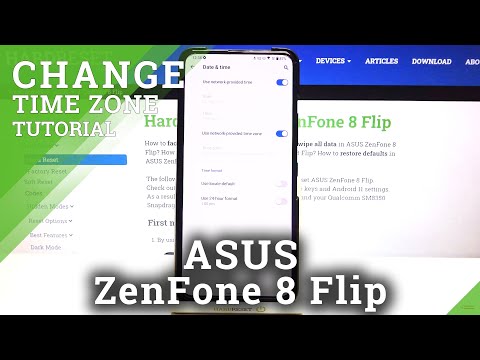 How to Change Date & Time in ASUS ZenFone 8 Flip – Time Settings