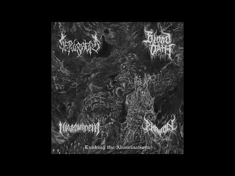 Blood Oath / Phantom / Sepulcrum / Nigromancia - Evoking the Abominations (Split 2025)
