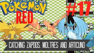 Pokemon Red #17 Catching Zapdos, Moltres and Articuno