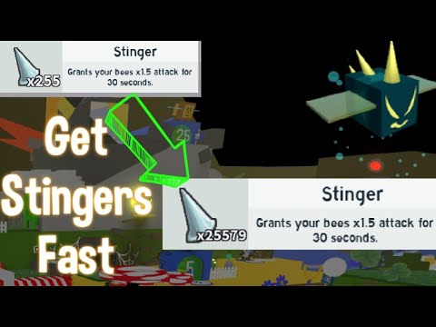 Fastest Stinger Grinding Method! (50+ Stingers/hr) |Bee Swarm Simulator