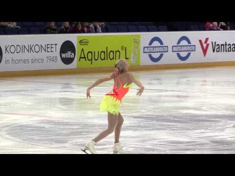 Taitoluistelun SM 2014 - 14.12.2013 naisten lyhytohjelma Juulia Turkkila
