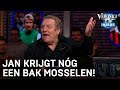 Jan krijgt nóg een bak mosselen: 'Je hebt de humor van een tuinslang!'