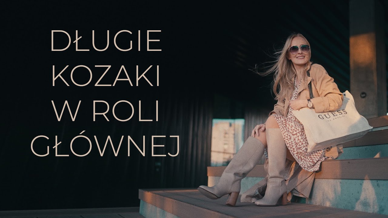 Jesienne zestawy z długimi kozakami