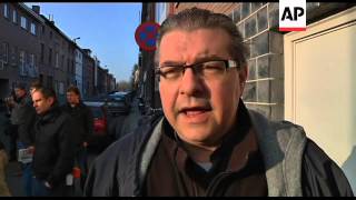 Pupils lay flowers at schools affected by coach tragedy in Switzerland