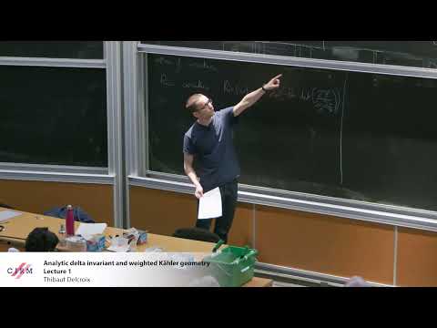 Thibaut Delcroix: Analytic delta invariant and weighted Kähler geometry  - Lecture 1