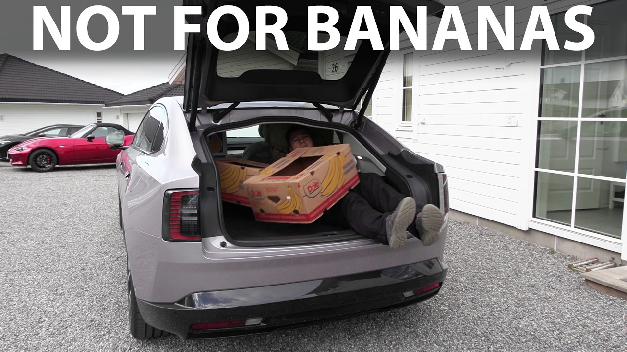 Volvo ES90 RWD banana box test