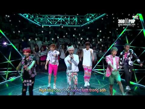 Vietsub Perf BEAST   Beautiful Night 120812 SBS Inkigayo 360kpop com
