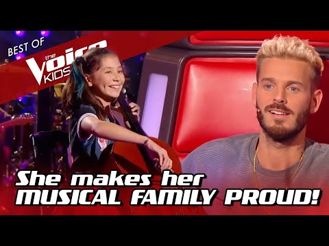 11-Year-Old MESMERIZES the Coaches with her CELLO and incredible VOICE!