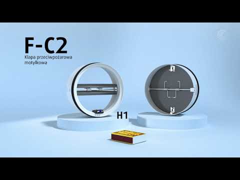 Klapy przeciwpożarowe Systemair F-C2 - zdjęcie