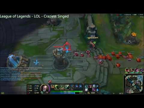 Craziest Singed Montage - How fast can Singed destroy a turret?