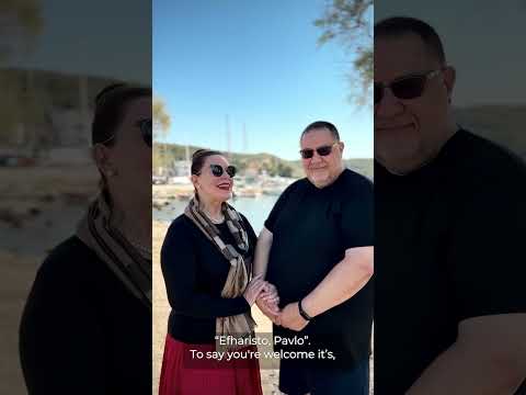 How to say thank you in Greek 🇬🇷 How to say you're welcome in Greek