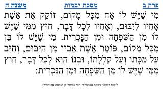 מסכת יבמות פרק ב משנה ה