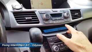 Honda Odyssey Rear Heat AC panel removed Diagnosis & Fix