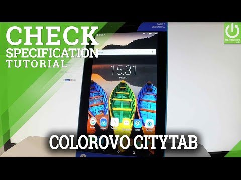 How to Check Specification in COLOROVO CityTab Supreme |HardReset.info