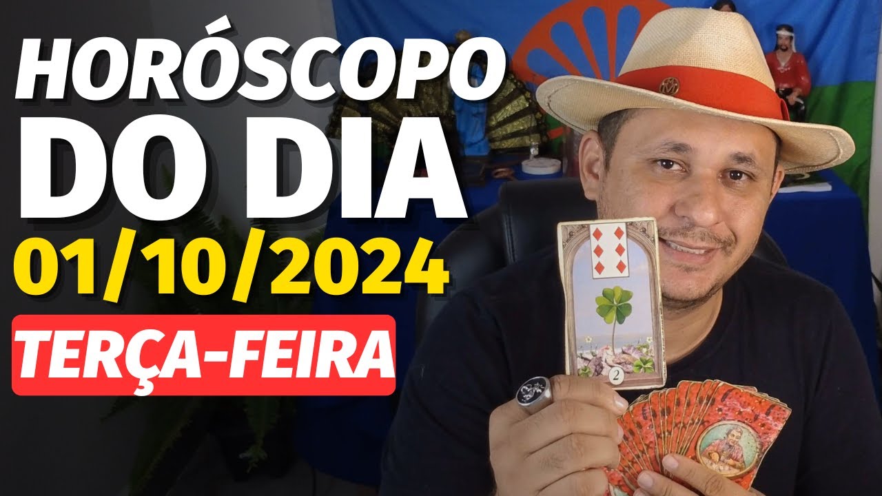 HOROSCOPO DO DIA 01/10/2024 | TERÇA-FEIRA por Cigano Francisco