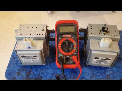 Microwave Magnetron Test - Good vs Bad