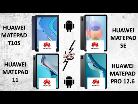 HUAWEI MATEPAD T10S vs HUAWEI MATEPAD 11 vs HUAWEI MATEPAD SE vs HUAWEI MATEPAD PRO 12.6