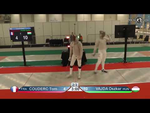 European Championships 2023 CMS - L4 - Tom Couderc FRA v Oszkar Vajda HUN