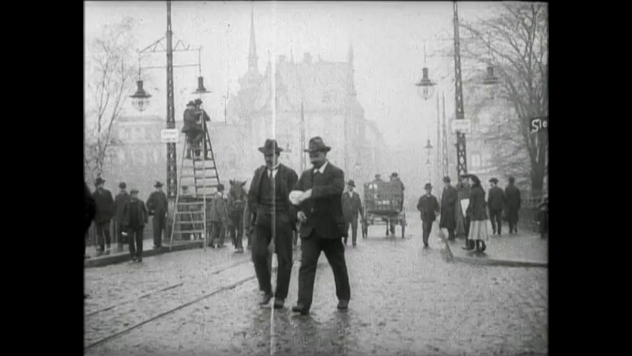 [Straßenszenen in Saarbrücken] (c. 1908) [Street Scenes in Saarbrücken] unknown production company