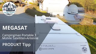 Produkt Tipps / Tschüss Satellitensuche /  MEGASAT  Campingman Portable 3