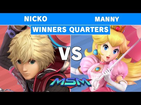 MSM 194 - Demise | Nicko (Shulk) Vs. Manny (Peach) Winners Quarters - Smash Ultimate