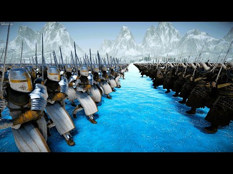 50,000 Heavy Knights vs 50K Mongolians - Ultimate Epic Battle Simulator 2 | UEBS 2