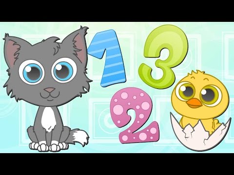 🌟 LOS NÚMEROS Y ANIMALES 🌟 Canciones Infantiles | Dibujos Animados
