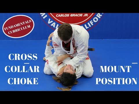 Cross Collar Choke from Mount Position