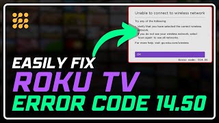 How to Fix Roku Error 14.50: Quick and Easy Troubleshooting Guide!