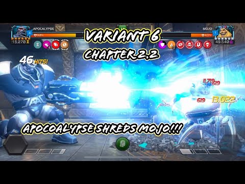 Variant 6- Apocalypse shreds Chapter 2.2 What's Yours is Mine Mojo- Marvel Contest Of Champions