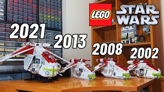 LEGO Star Wars REPUBLIC GUNSHIP COMPARISON | EVERY LEGO Gunship Compared (2002-2021)