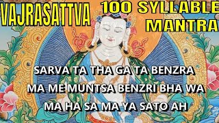 Download lagu Tibetan Mantra - Powerful Karma Purification with 100 Syllable  Mantra of Vajrasattva  x 108 mp3