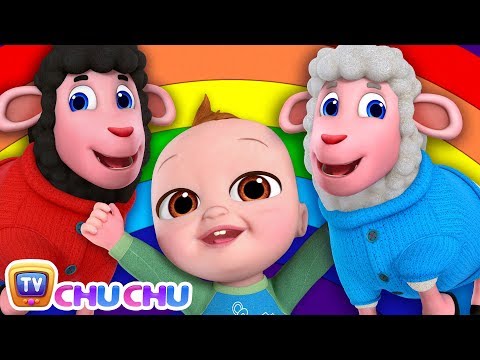 Baa Baa Black Sheep Song - Colors of the Rainbow - ChuChu TV Toddler Learning Videos Video