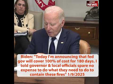 BIDEN: Fire away. No pun intended, something funny? LA Mayor Karen Bass fires back at criticisms