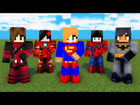 MONSTER SCHOOL : SIMPLE DIMPLE SUPER HERO GIRLS - MINECRAFT ANIMATION