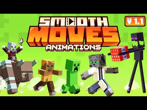 Minecraft MODO ANIMACIÓN!! 👉 Smooth Moves