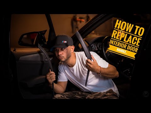 How to replace *GUMMY BMW INTERIOR DOOR HANDLE*... Bmw x1 xDrive35i.