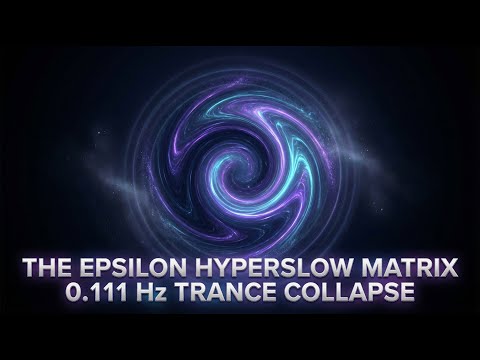 The Epsilon Hyperslow Matrix | 0.111 Hz Trance Collapse | NO WIND